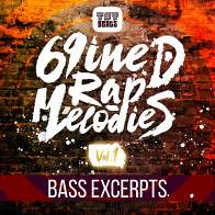 69nined Rap Melodies Vol.1 Bass Excerpts product image
